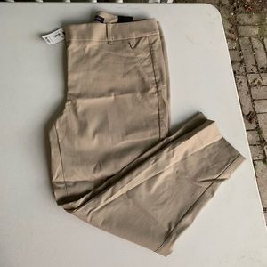 NWT The Limited Exact Stretch Khaki Ankle Pants 8P